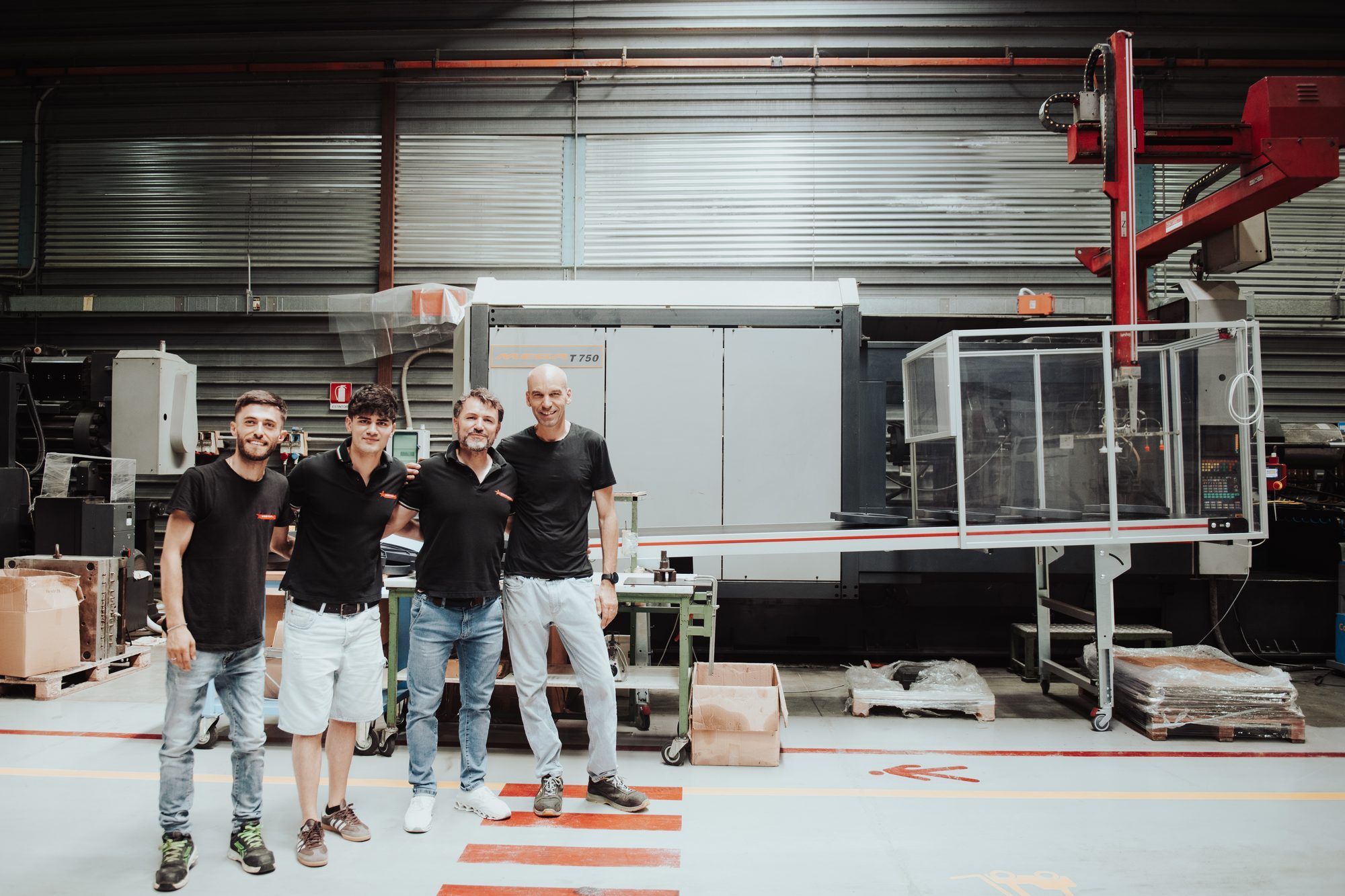 Il team Star Plast in azienda